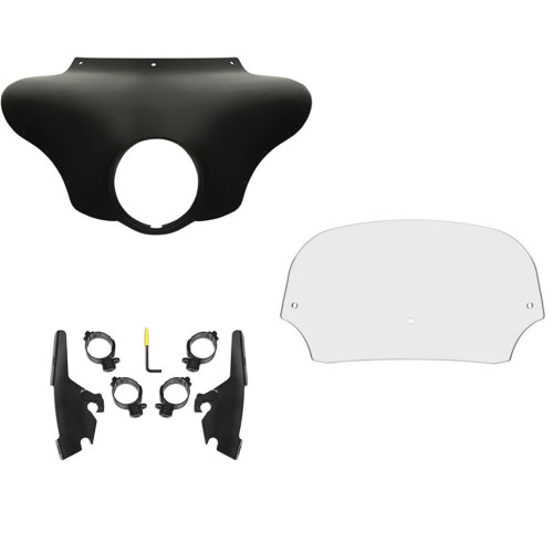 PartzBiz HD: 3470120-Memphis Shades Batwing Fairing 7” Clear Windshield Mount Harley 18+ Sport Glide PartzBiz HD: 3470120-Memphis Shades Batwing Fairing 7” Clear Windshield Mount Harley 18+ Sport Glide