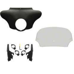 PartzBiz HD MEM7431 + MEB2044 + MEP8519 - Memphis Shades Batwing Fairing 7” Solar Windshield Mount Harley 18+ Sport Glide PartzBiz HD MEM7431 + MEB2044 + MEP8519 - Memphis Shades Batwing Fairing 7” Solar Windshield Mount Harley 18+ Sport Glide