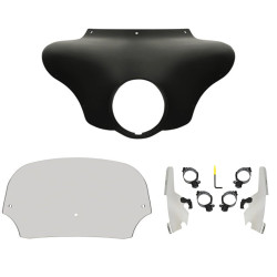 PartzBiz HD MEM7431 + MEK2044 + MEP8519 - Memphis Shades Batwing Fairing 7” Solar Windshield Polished Kit Harley 18+ FLSB PartzBiz HD MEM7431 + MEK2044 + MEP8519 - Memphis Shades Batwing Fairing 7” Solar Windshield Polished Kit Harley 18+ FLSB