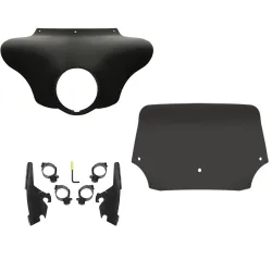 PartzBiz HD MEM7431 + MEB2044 + MEP84210 - Memphis Shades Batwing Fairing 9” Dark Smoke Spoiler Windshield Harley 18+ FLSB PartzBiz HD MEM7431 + MEB2044 + MEP84210 - Memphis Shades Batwing Fairing 9” Dark Smoke Spoiler Windshield Harley 18+ FLSB