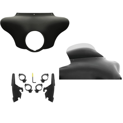 PartzBiz HD: 3470371-Memphis Shades Batwing Fairing 9” Ghost Spoiler Windshield Harley 18+ FLSB M8 PartzBiz HD: 3470371-Memphis Shades Batwing Fairing 9” Ghost Spoiler Windshield Harley 18+ FLSB M8