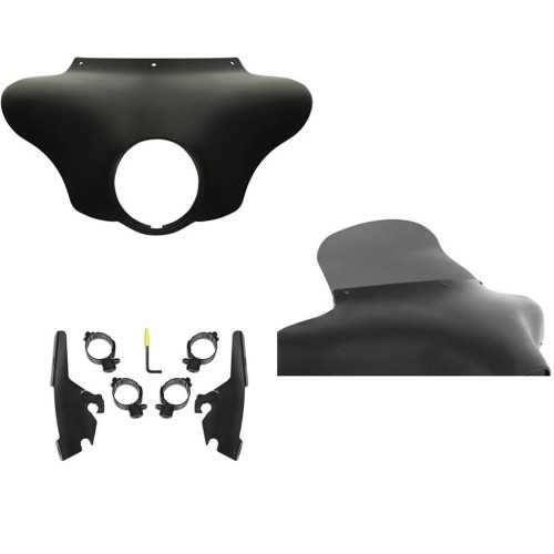 PartzBiz HD: 3470373-Memphis Shades Batwing Fairing 9” Smoke Spoiler Windshield Harley 18+ FLSB M8 PartzBiz HD: 3470373-Memphis Shades Batwing Fairing 9” Smoke Spoiler Windshield Harley 18+ FLSB M8