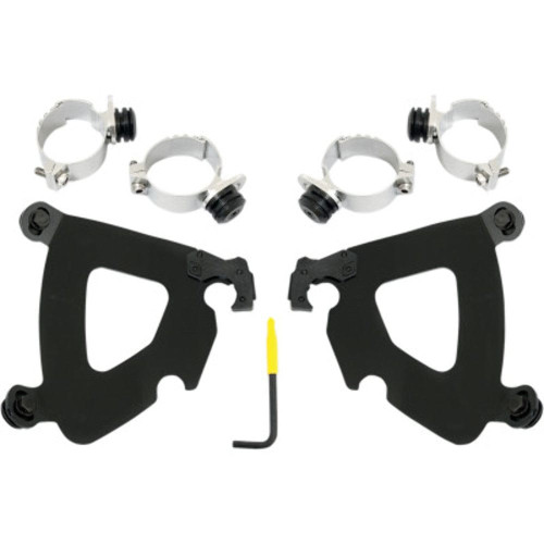 PartzBiz HD: 3466205-Memphis Shades Gauntlet Fairing Trigger-Lock Black Harley 06+ Dyna Softail FXBB PartzBiz HD: 3466205-Memphis Shades Gauntlet Fairing Trigger-Lock Black Harley 06+ Dyna Softail FXBB
