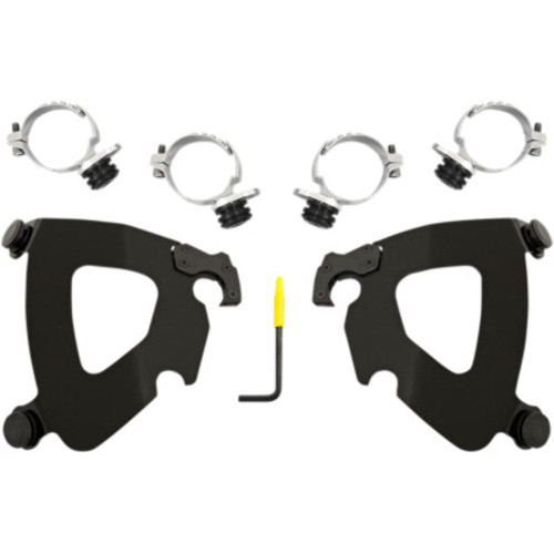 PartzBiz HD: 3466207-Memphis Shades Gauntlet Fairing Trigger-Lock Black Kit Harley 18+ Softail FXLR PartzBiz HD: 3466207-Memphis Shades Gauntlet Fairing Trigger-Lock Black Kit Harley 18+ Softail FXLR