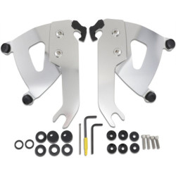 PartzBiz HD MEK2048 - Memphis Shades Polished Road Warrior Trigger-Lock Mount Harley 18+ Softail Slim PartzBiz HD MEK2048 - Memphis Shades Polished Road Warrior Trigger-Lock Mount Harley 18+ Softail Slim