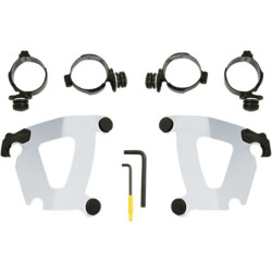 PartzBiz HD MEK2050 - Memphis Shades Polished Road Warrior Trigger-Lock Mounts Harley 18+ Softail FXFB PartzBiz HD MEK2050 - Memphis Shades Polished Road Warrior Trigger-Lock Mounts Harley 18+ Softail FXFB