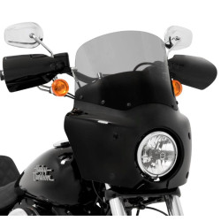 PartzBiz HD MEM7371 + MEP86712 + MEB2035 + M - Road Warrior 11‚” แฟริ่งกระจกหน้ารถ Black Smoke ชุดยึดกระจกสีดำ Harley 18+ FXLR PartzBiz HD MEM7371 + MEP86712 + MEB2035 + M - Road Warrior 11‚” แฟริ่งกระจกหน้ารถ Black Smoke ชุดยึดกระจกสีดำ Harley 18+ FXLR