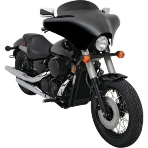 PartzBiz HD: 3479564-Memphis Shades Batwing Fairing Black Windshield Kit Harley Dyna Switchback FLD PartzBiz HD: 3479564-Memphis Shades Batwing Fairing Black Windshield Kit Harley Dyna Switchback FLD