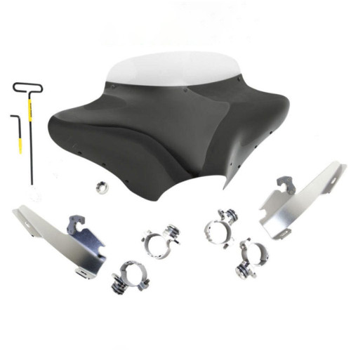 PartzBiz HD: 3491402-Memphis Shades Batwing Fairing Kit Solar 5” Windshield 1986-12 Harley Sportster PartzBiz HD: 3491402-Memphis Shades Batwing Fairing Kit Solar 5” Windshield 1986-12 Harley Sportster