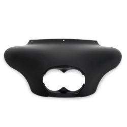 PartzBiz HD MEM7161 - Memphis Shades Batwing Front Black ABS Fairing Harley Dyna 08-17 Fat Bob FXDF