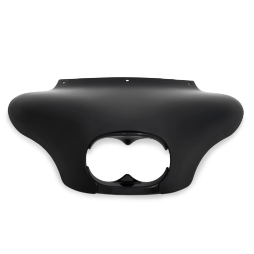 PartzBiz HD: 3479560-Memphis Shades Batwing Front Black ABS Fairing Harley Dyna 08-17 Fat Bob FXDF
