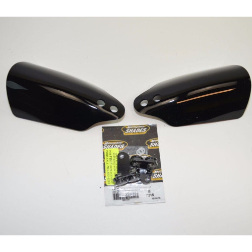 PartzBiz HD: 3451570-Memphis Shades Club Style Black Lucite Hand Guards Dual Sport Harley Road King PartzBiz HD: 3451570-Memphis Shades Club Style Black Lucite Hand Guards Dual Sport Harley Road King
