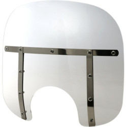 PartzBiz HD MEM3110 - Memphis Shades 13” Fats Clear 7” Headlight Windshield Wind Screen Harley Softail