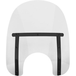PartzBiz HD MEB4110 - Memphis Shades 15” Slim Night Shades Clear Windshield Harley 7” Cutout Headlight