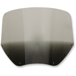 PartzBiz HD MEP86712 - Memphis Shades 11” Black Smoke Tint Road Warrior Windshield Harley Softail Dyna