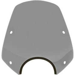 PartzBiz HD MEP50112 - Memphis Shades 13” Black Smoke Del Rey Sportshield Wind Shield Harley Indian