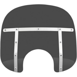 PartzBiz HD MEM31110 - Memphis Shades 13” Fats Dark Black Smoke Windshield Harley Softail Low Rider 18+