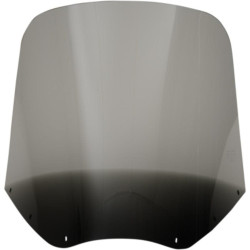 PartzBiz HD MEP86912 - Memphis Shades 15” Black Smoke Tint Road Warrior Windshield Harley Softail Dyna