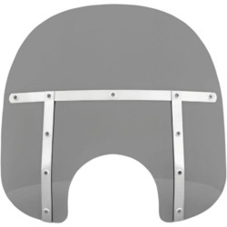 PartzBiz HD MEM31212 - Memphis Shades 15” Fats Black Smoke Windshield Fairing Harley Softail FXLR 18+