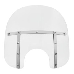 PartzBiz HD MEM3120 - Memphis Shades 15” Fats Clear Windshield Screen Harley Softail Low Rider 18+
