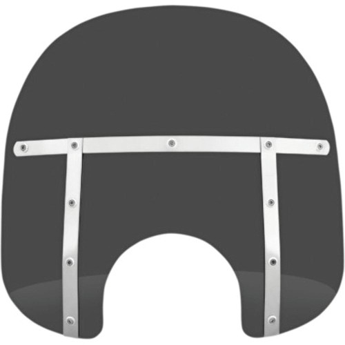 PartzBiz HD: 3466756-Memphis Shades 15” Fats Dark Black Smoke Windshield Harley Softail Low Rider 18+