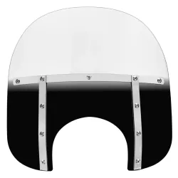 PartzBiz HD MEM3521 - Memphis Shades 15” Fats Gradient Black Windshield Harley Softail Sport Glide 18+