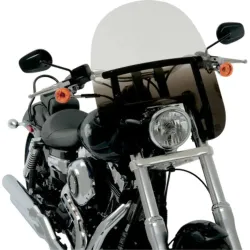 PartzBiz HD MEB4111 - Memphis Shades 15” Slim Black Gradient Night Windshield Harley Softail M8 18+