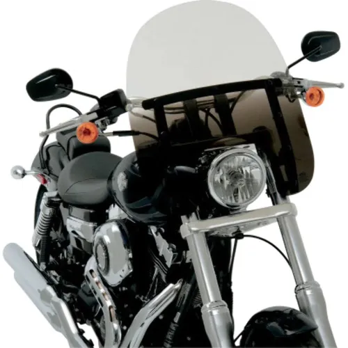 PartzBiz HD: 3466813-Memphis Shades 15” Slim Black Gradient Night Windshield Harley Softail M8 18+