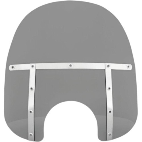 PartzBiz HD: 3466811-Memphis Shades 17” Fats Black Smoke Windshield Fairing Harley Softail FXLR 18+