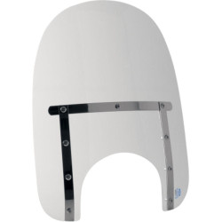PartzBiz HD MEM4210 - Memphis Shades 17” Slim Clear Windshield Screen Harley Softail Street Bob 18+