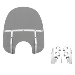 PartzBiz HD MEM33112 + MEK2013 - Memphis Shades 19” Fats Black Smoke Windshield Mount Kit Harley Softail FXLR 18+ PartzBiz HD MEM33112 + MEK2013 - Memphis Shades 19” Fats Black Smoke Windshield Mount Kit Harley Softail FXLR 18+