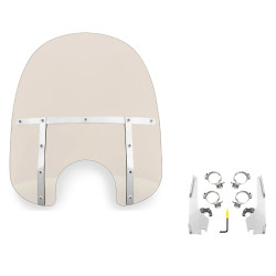 PartzBiz HD MEM3319 + MEK2013 - Memphis Shades 19” Fats Solar Windshield Mount Kit Harley Softail Low Rider 18+ PartzBiz HD MEM3319 + MEK2013 - Memphis Shades 19” Fats Solar Windshield Mount Kit Harley Softail Low Rider 18+