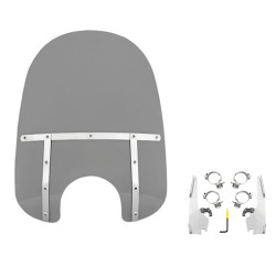 PartzBiz HD MEM34112 + MEK2013 - Memphis Shades 21” Fats Black Smoke Windshield Mount Kit Harley Softail FXLR 18+ PartzBiz HD MEM34112 + MEK2013 - Memphis Shades 21” Fats Black Smoke Windshield Mount Kit Harley Softail FXLR 18+