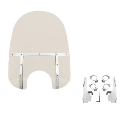 PartzBiz HD MEM3419 + MEK2013 - Memphis Shades 21” Fats Solar Windshield Mount Kit Harley Softail Low Rider 18+ PartzBiz HD MEM3419 + MEK2013 - Memphis Shades 21” Fats Solar Windshield Mount Kit Harley Softail Low Rider 18+