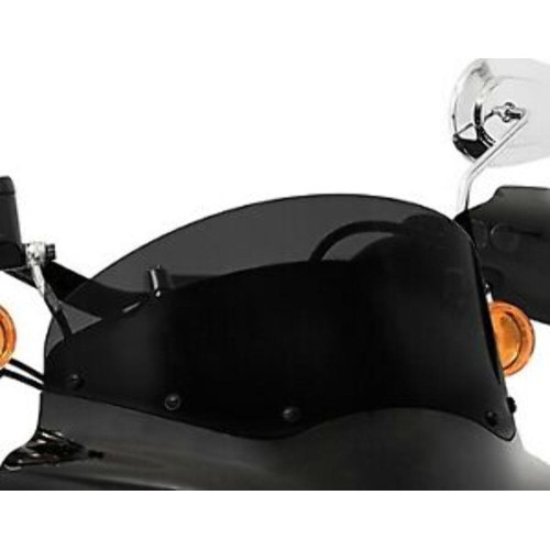 PartzBiz HD: 3466144-Memphis Shades 7” Dark Black Smoke Road Warrior Windshield Harley Softail Dyna