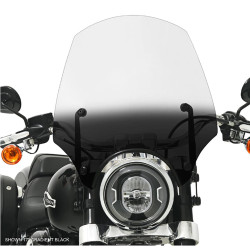 PartzBiz HD MEP5271 - Memphis Shades El Paso 17” Black Gradient Sportshield 9” Harley Softail M8 18+