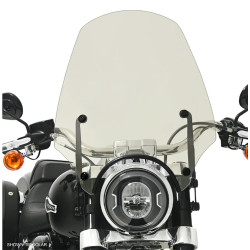 PartzBiz HD MEP5289 - Memphis Shades El Paso 19” Solar Sportshield 9” Headlight Harley Softail M8 18+