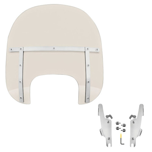 PartzBiz HD: 3466398-Memphis Shades Fats 15” Solar Windshield Quick Mounts Kit Harley Softail 18+ FLFB PartzBiz HD: 3466398-Memphis Shades Fats 15” Solar Windshield Quick Mounts Kit Harley Softail 18+ FLFB