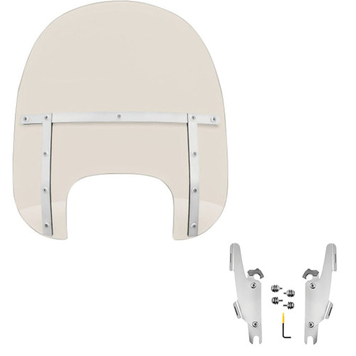 PartzBiz HD: 3466313-Memphis Shades Fats 17 Solar Windshield Quick Mounts Kit Harley Softail 18+ FLFB PartzBiz HD: 3466313-Memphis Shades Fats 17 Solar Windshield Quick Mounts Kit Harley Softail 18+ FLFB