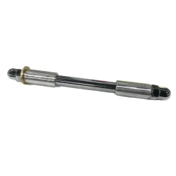 PartzBiz HD 35327 - DNA Moto Iron Chrome Springer Front End Axle Kit Harley Custom Chopper Bobber