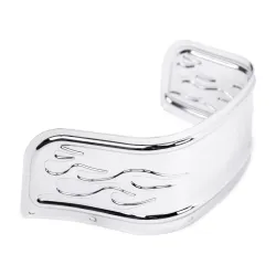 PartzBiz HD 22945 - Chrome Replacement Flamed Fender กระโปรงเคล็ดลับ Harley Softail Touring Electra Glide PartzBiz HD 22945 - Chrome Replacement Flamed Fender กระโปรงเคล็ดลับ Harley Softail Touring Electra Glide