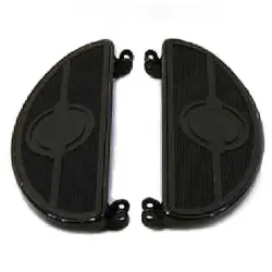 PartzBiz HD 25526 - Black Old School Replica Bullseye Floorboards ชุดวางเท้า Harley Panhead Knuck PartzBiz HD 25526 - Black Old School Replica Bullseye Floorboards ชุดวางเท้า Harley Panhead Knuck