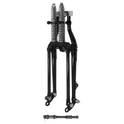 PartzBiz HD 35248 - 20” Inline Black Replica Springer Front Fork Assembly Harley Knucklehead Pan BT PartzBiz HD 35248 - 20” Inline Black Replica Springer Front Fork Assembly Harley Knucklehead Pan BT