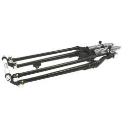 PartzBiz HD 35242 - Antique Vintage Replica Black 24” 4” Over Stock Springer Fork Front End FXST