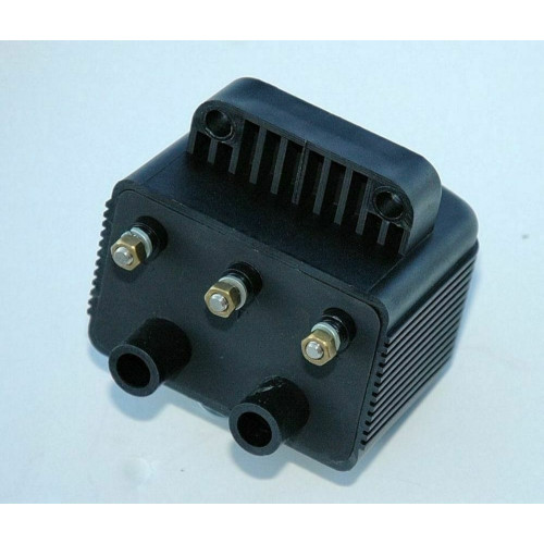 PartzBiz HD: 3459248-Single Fire 3 Ohm Coil Harley Davidson Bobber Chopper Custom Softail แข็ง