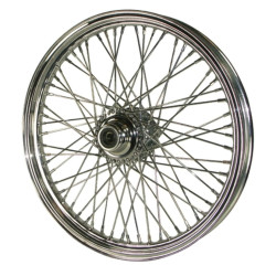 PartzBiz HD 51661 - 21 x 2.15 Front Chrome 60 Spoke Wheel Rim Dual 5/16” 80-83 Wide Glide Harley PartzBiz HD 51661 - 21 x 2.15 Front Chrome 60 Spoke Wheel Rim Dual 5/16” 80-83 Wide Glide Harley