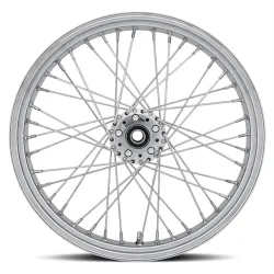PartzBiz HD 51679 - Billet 40 Spoke 23” x 3” Front Wheel Rim Harley Touring Dual Disc Chrome