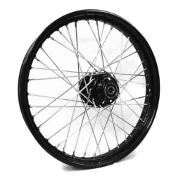 PartzBiz HD 51678 - Front 21 x 2.15 40 Spoke Black Rim Hub Wheel Harley Wide Glide Softail Dyna 41mm PartzBiz HD 51678 - Front 21 x 2.15 40 Spoke Black Rim Hub Wheel Harley Wide Glide Softail Dyna 41mm