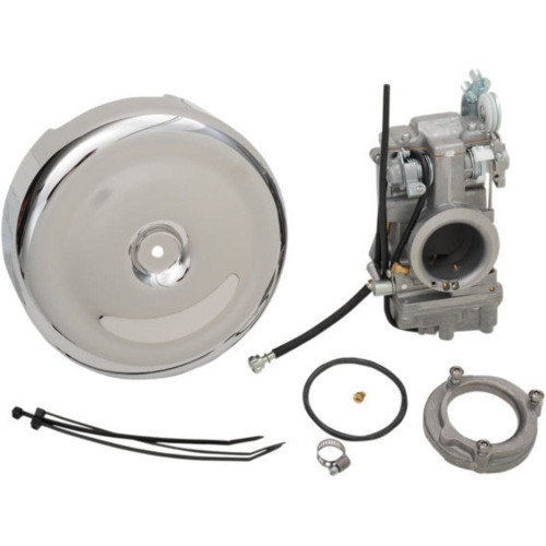 PartzBiz HD: 3451621-Mikuni HSR42 42MM Carburetor Carb Easy Kit 90-99 Harley Evo Big Twin Evolution