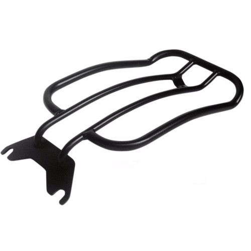 PartzBiz HD: 3470155-Motherwell Black Rear Fender 7” Solo Seat Luggage Rack Harley Softail FL 2005+